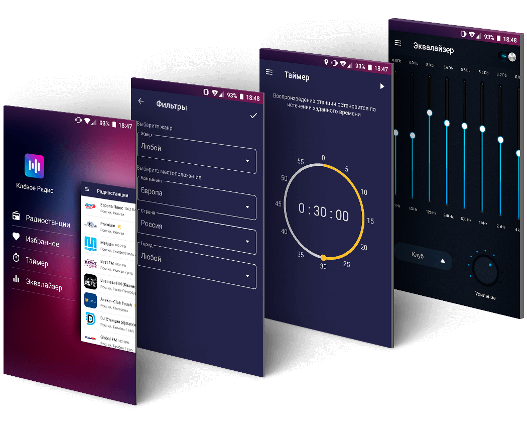 The development of the AWESOME RADIO includes the development of the server side and android applications.